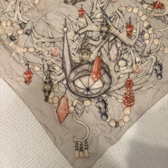 Swash London Wool & Silk Scarf - Picture 2 of 4